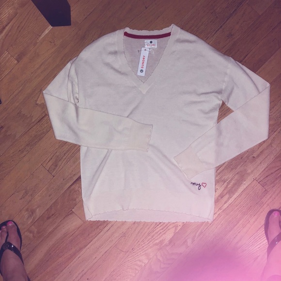 Sundry Rare Cashmere Blend MY LOVE Top S - Picture 2 of 6